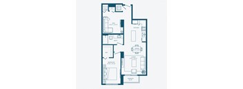 bedroom floor plan | the apartments by the sloane club