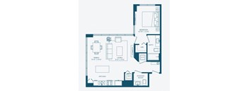 a floor plan of a house