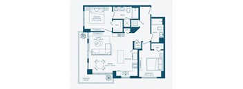 a floor plan of a house