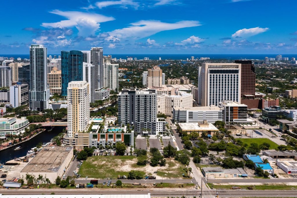 a view of downtown fort lauderdale at Regatta at New River, Fort Lauderdale, FL