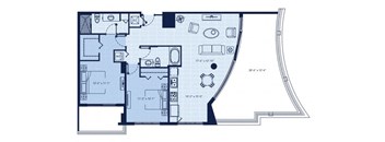 a blueprint of a floor plan of a house at Regatta at New River, Florida