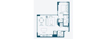 a floor plan of a house at Regatta at New River, Fort Lauderdale Florida