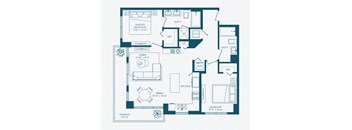 a floor plan of a house at Regatta at New River, Florida, 33301