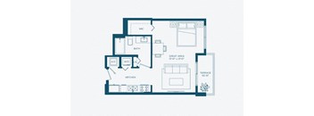 blueprints of a bedroom house at Regatta at New River, Florida