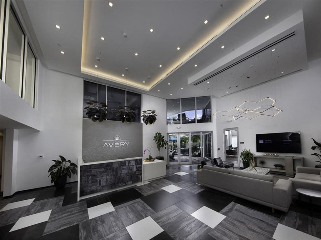 a look at the lobby of the new every at Saba Pompano Beach, Pompano Beach Florida
