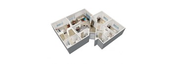 a floor plan of a house at Saba Pompano Beach, Pompano Beach, 33062