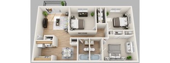 a floor plan image of the crest at princeton meadows in plainsboro, nj