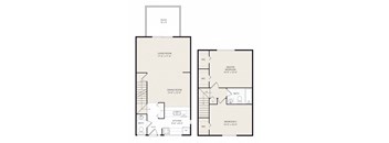 2 Bedroom 1.5 Bath Town Home A at Pheasant Run, Michigan