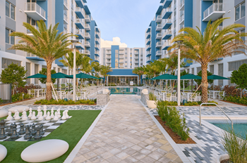 a rendering of the pool at the resort at longboat key club