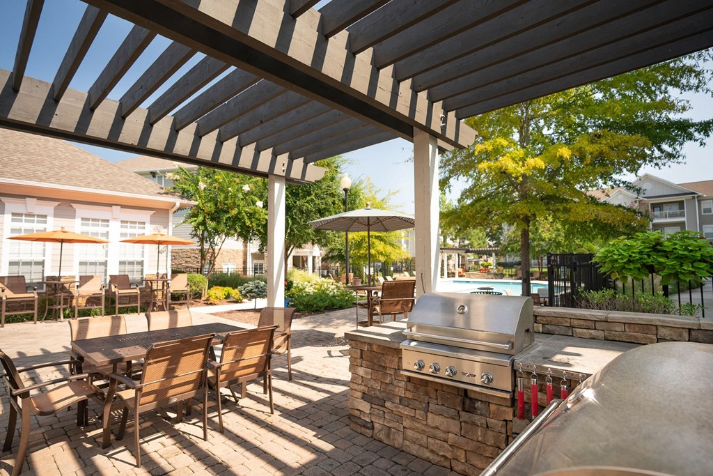 Vintage Creekwood Park Grilling Area
