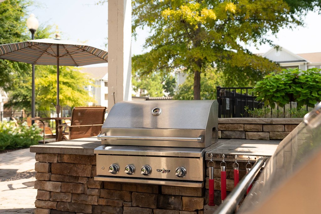 Vintage Creekwood Park Grilling Area