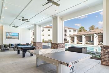 the preserve at ballantyne commons game room with pool table