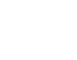 A black and white logo for Dwell Well Vintage 1857.