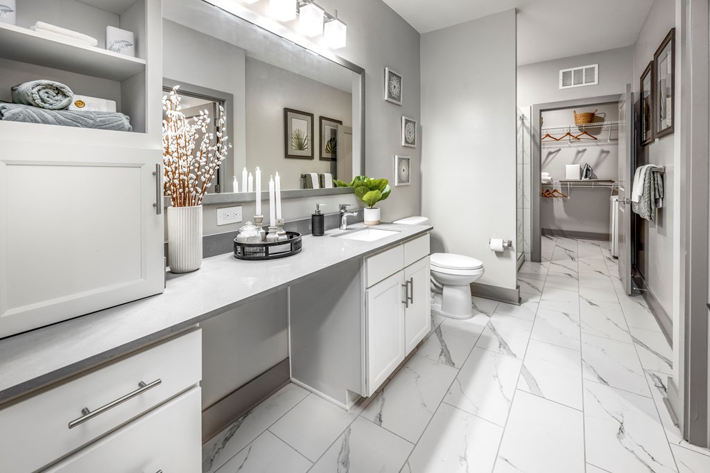 a bathroom with a toilet and a sink and a mirror
