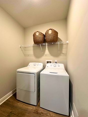 washer and dryer in the laundry room of a home