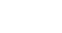 A logo with a tree and the words "Park Hill Hollywood".