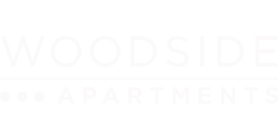 A logo for Woodside Apartments is displayed.