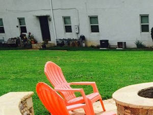 Avondale Station fire pit.