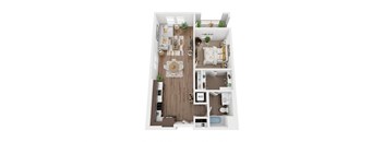 A1 Floorplan - The Upland Apartments