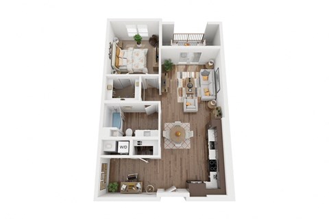 A2 Floorplan - The Upland Apartments
