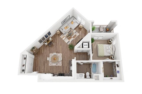 A4 Floorplan - The Upland Apartments