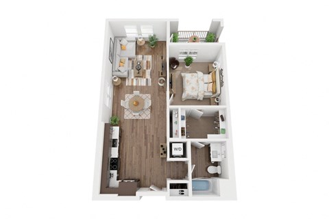 A5 Floorplan - The Upland Apartments