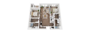 B1 Floorplan - The Upland Apartments