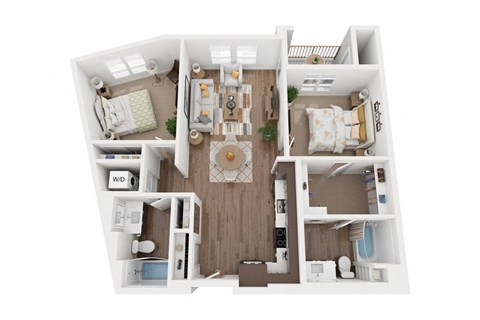 B3 Floorplan - The Upland Apartments