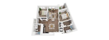 B4 Floorplan - The Upland Apartments