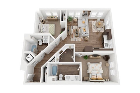 B5 Floorplan - The Upland Apartments