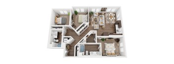 C1 Floorplan - The Upland Apartments