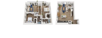 Townhome 3 Combined Floorplan