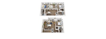 Townhome 5 Combined Floorplan