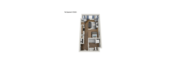 Studio 465 square feet