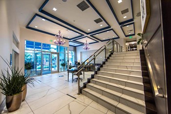 Blu Bellevue Apartments Lobby Stairs - Photo Gallery 6