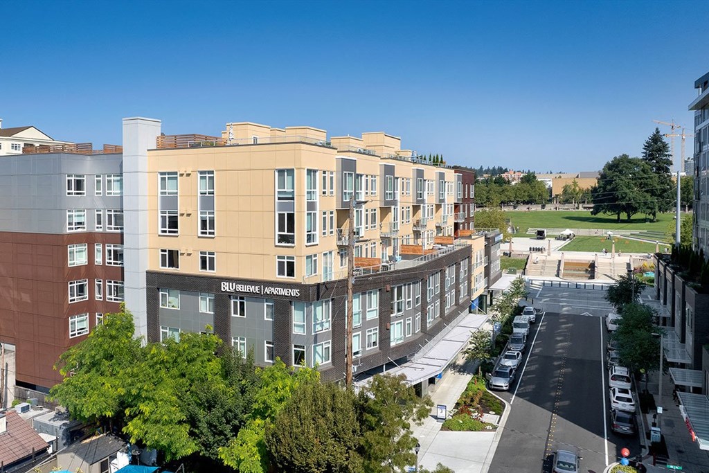 Blu Bellevue Apartments Sunny Day