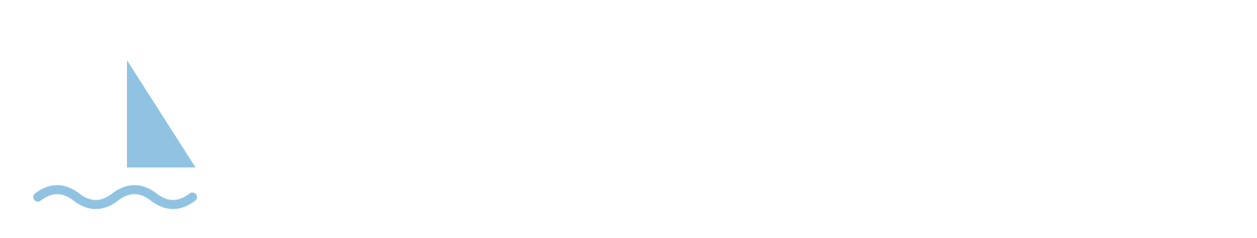 A logo with a sailboat and the words "Marina Plaza" in white.