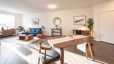 upland a4 floorplan model dining area view 2