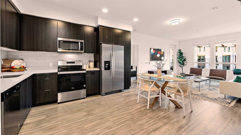 upland b2 floorplan model dining area