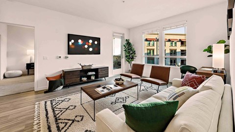 upland b2 floorplan model living room view 1