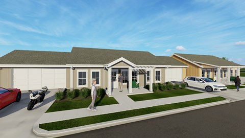 Property exterior with parking at Allier Heartwood, Richmond Hill, GA