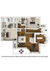 Two bedroom, two bath apartment home in Montgomery The Dogwood
