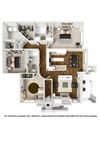 Three bedroom, two bath apartment home in Montgomery The Hickory