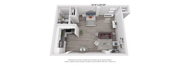 a floor plan image of the aviator apartments in houston, tx