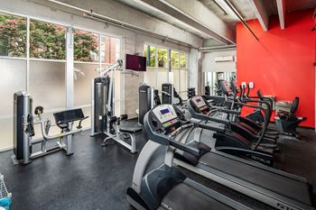 24-Hour Fitness Center w/ Free Weights and Circuit Equipment