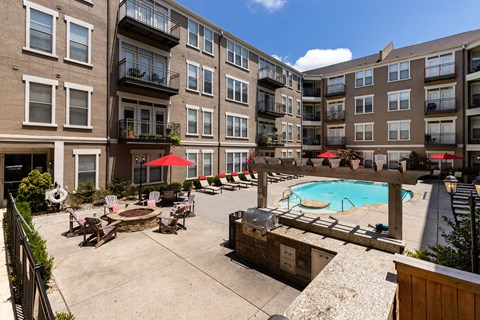 Poolside Patio at Fielder Square, Tennessee, 38103