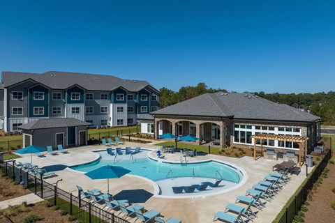Arial View of Fairview Springs Pool