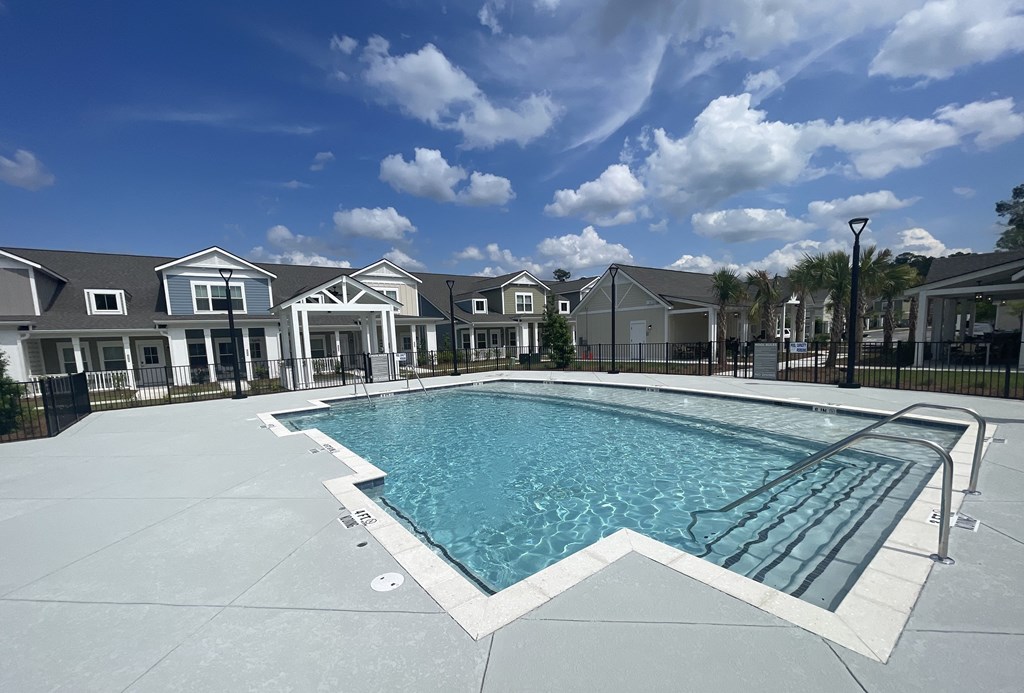 Pool at Allier Port Wentworth Apartments, Port Wentworth, GA