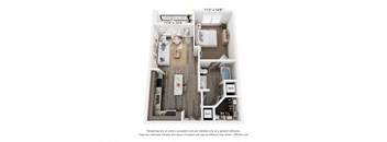 A5 Floorplan at Parkside Apartments, Birmingham