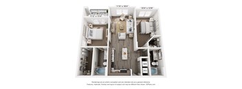 B1 Floorplan at Parkside Apartments, Birmingham